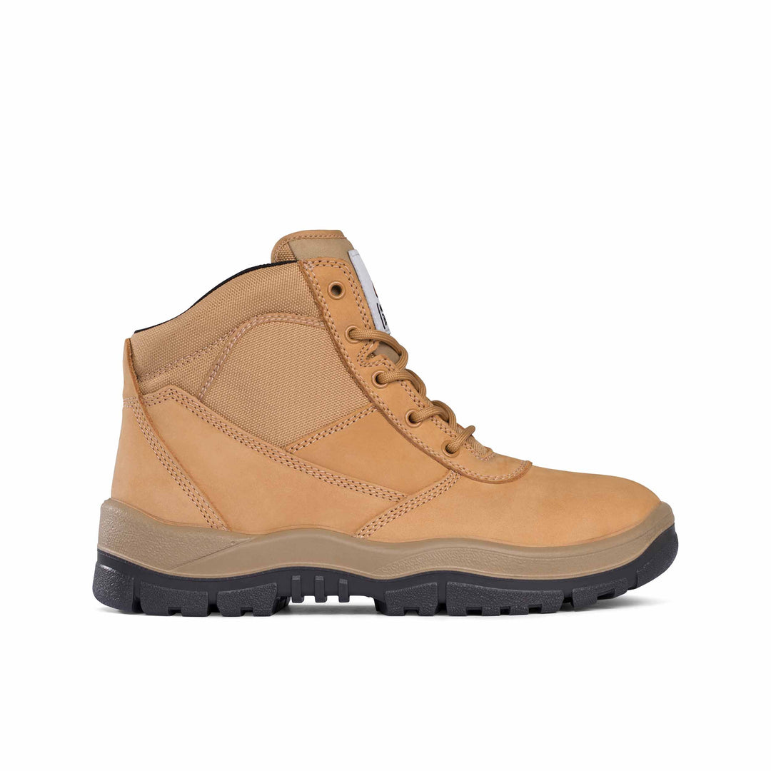 Mongrel #260 Steel Toe Lace Up Safety Boot - Wheat