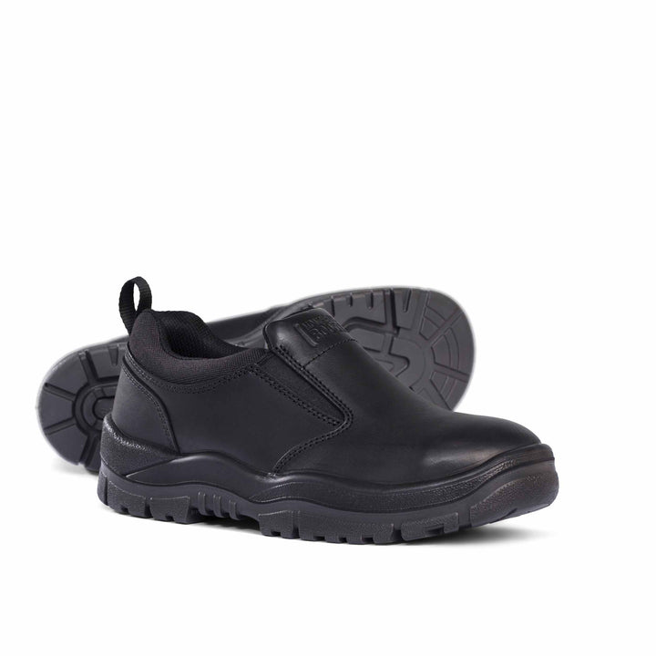 Mongrel #315 Steel Toe Slip On Safety Shoe - Black