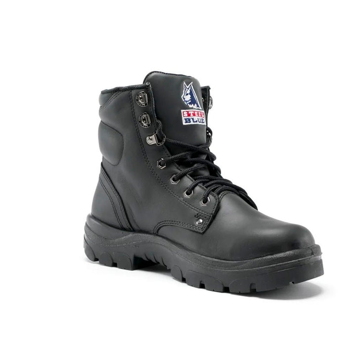 Steel Blue 322102 Argyle Lace Up Nitrile Outsole Steel Toe Safety Boot with Padded Collar
