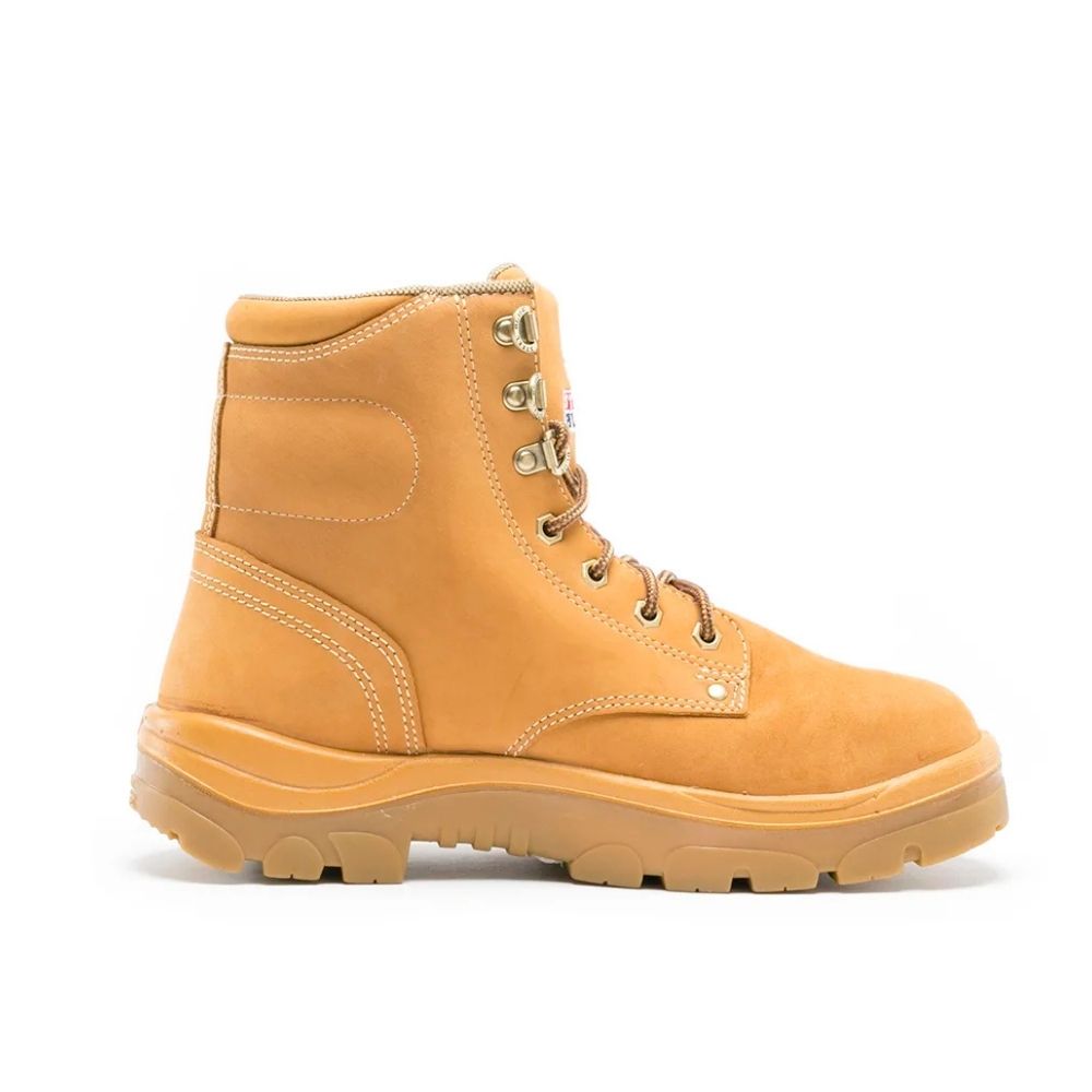 Steel Blue 322102 Argyle Lace Up Nitrile Outsole Steel Toe Safety Boot with Padded Collar