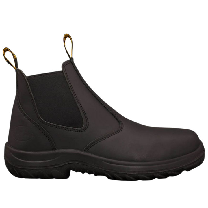 Oliver 34-620 Elastic Sided Steel Toe Boot - Black