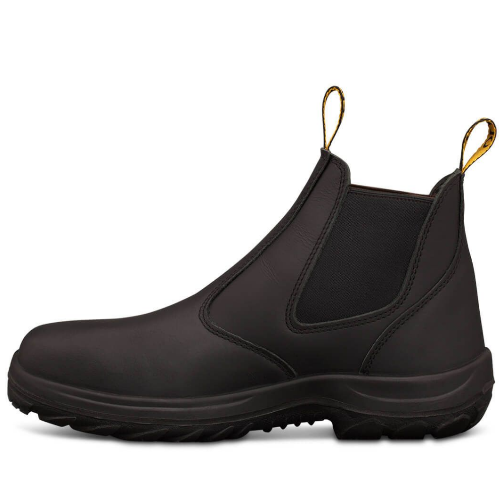 Oliver 34-620 Elastic Sided Steel Toe Boot - Black