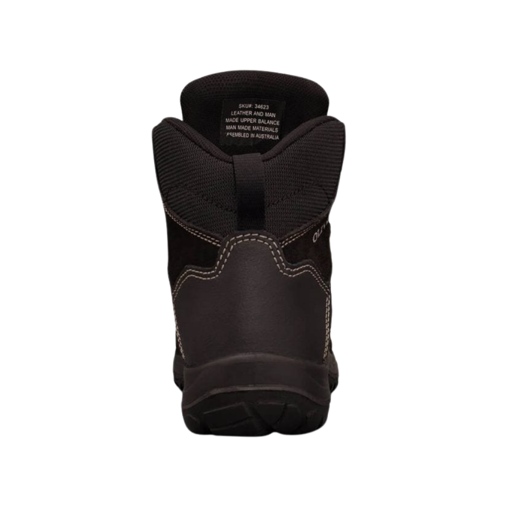 Oliver 34-623 Lace Up Steel Toe Jogger - Black