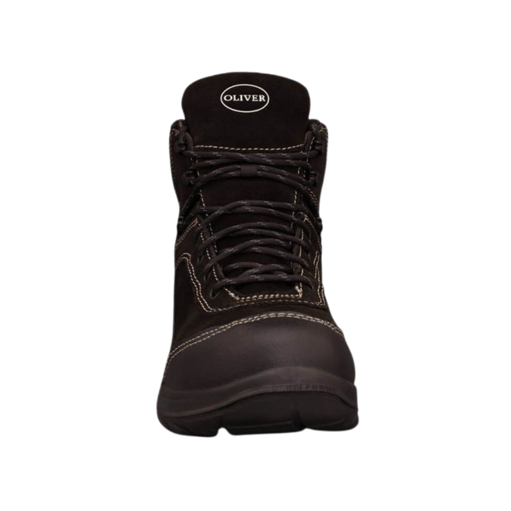Oliver 34-623 Lace Up Steel Toe Jogger - Black