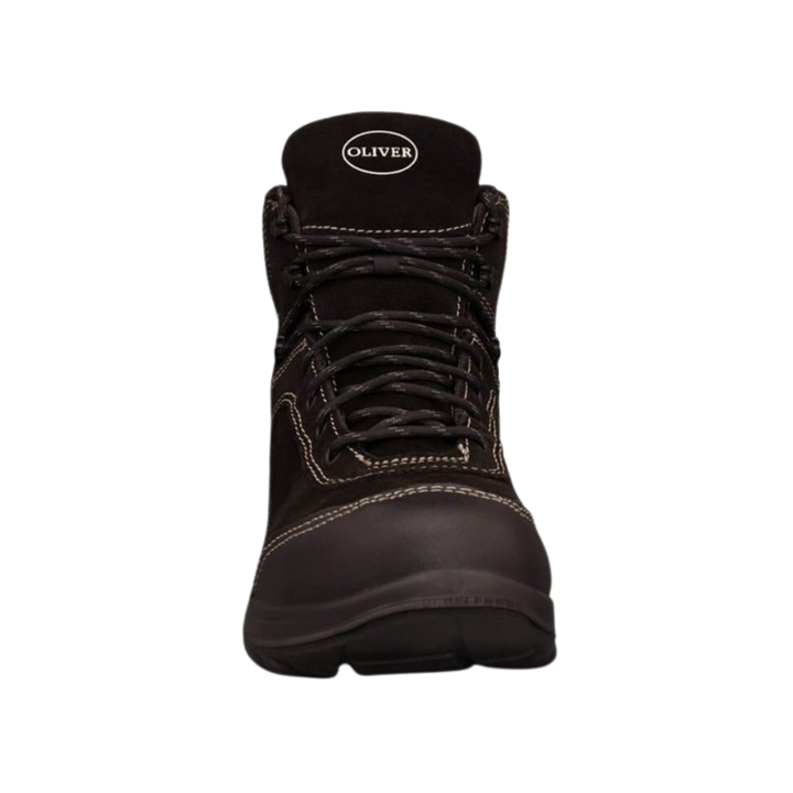 Oliver 34-623 Lace Up Steel Toe Jogger - Black