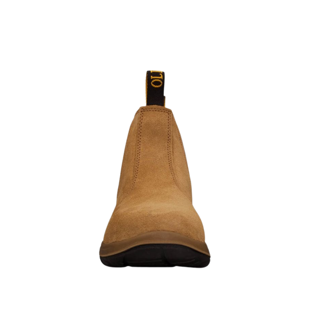 Oliver 34-624 Elastic Sided Steel Toe Boot - Beige