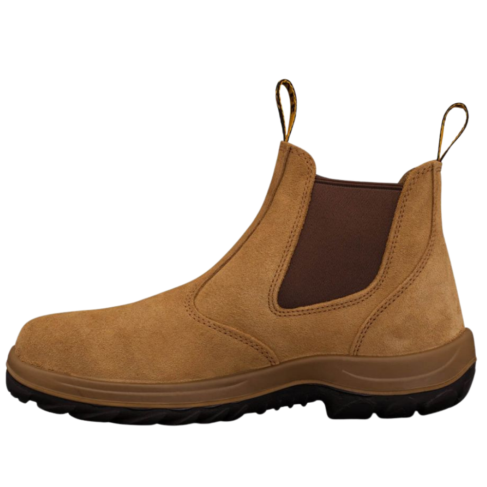 Oliver 34-624 Elastic Sided Steel Toe Boot - Beige