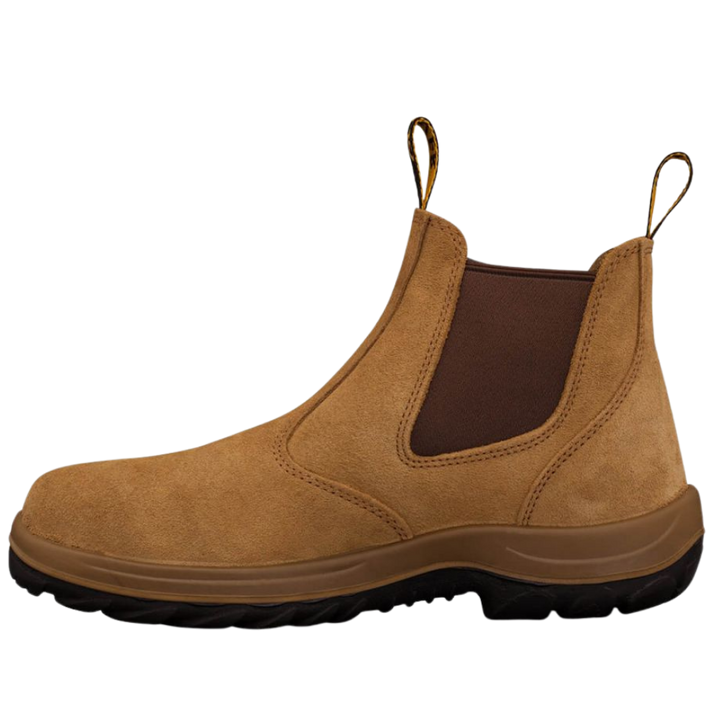 Oliver 34-624 Elastic Sided Steel Toe Boot - Beige