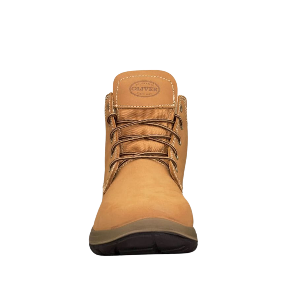Oliver 34-632 Lace Up Steel Toe Ankle Boot - Wheat