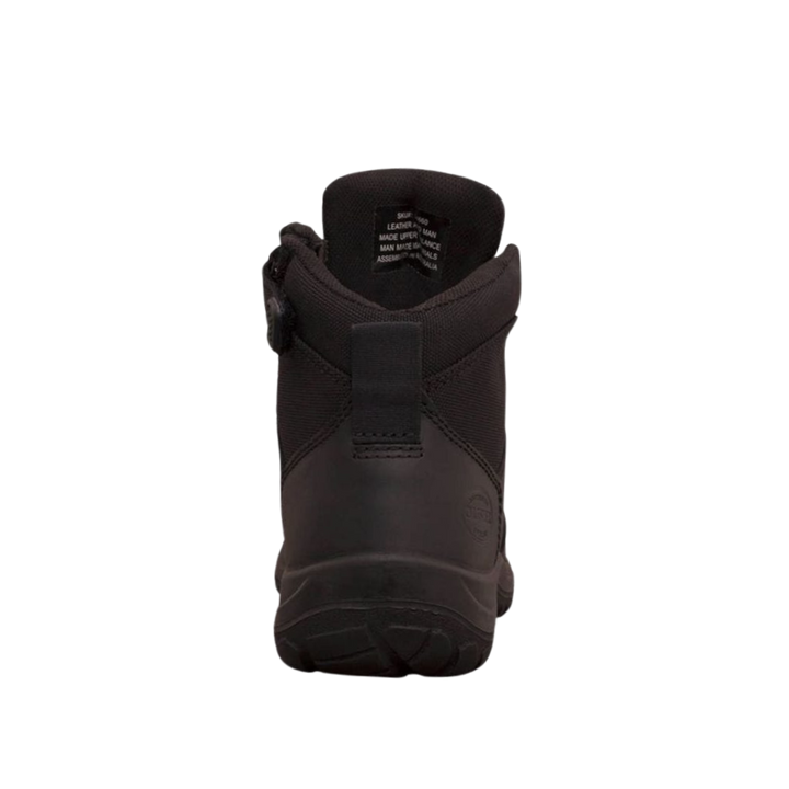 Oliver 34-660 Zip Sided Steel Toe Hiker Boot with Scuff Cap - Black