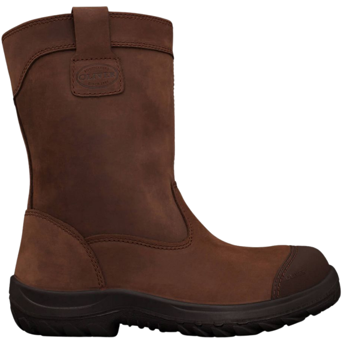 Oliver 34-692 250mm Pull On Riggers Boot - Brown