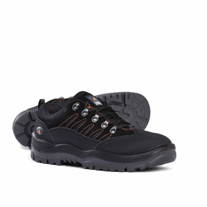 Mongrel #390 Steel Toe Lace Up Hiker Safety Shoe - Black