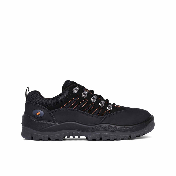 Mongrel #390 Steel Toe Lace Up Hiker Safety Shoe - Black