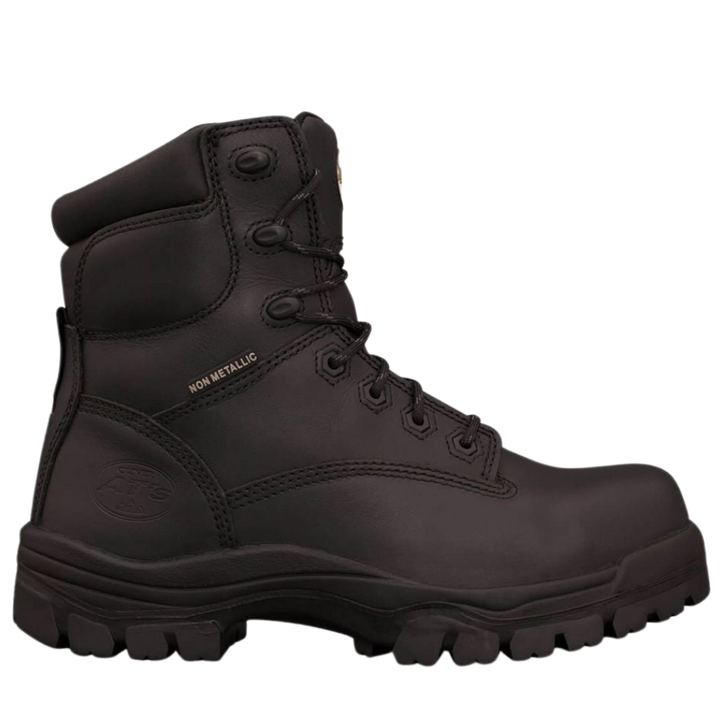 Oliver 45-645 150mm High Leg Lace Up Composite Toe Safety Boot - Black