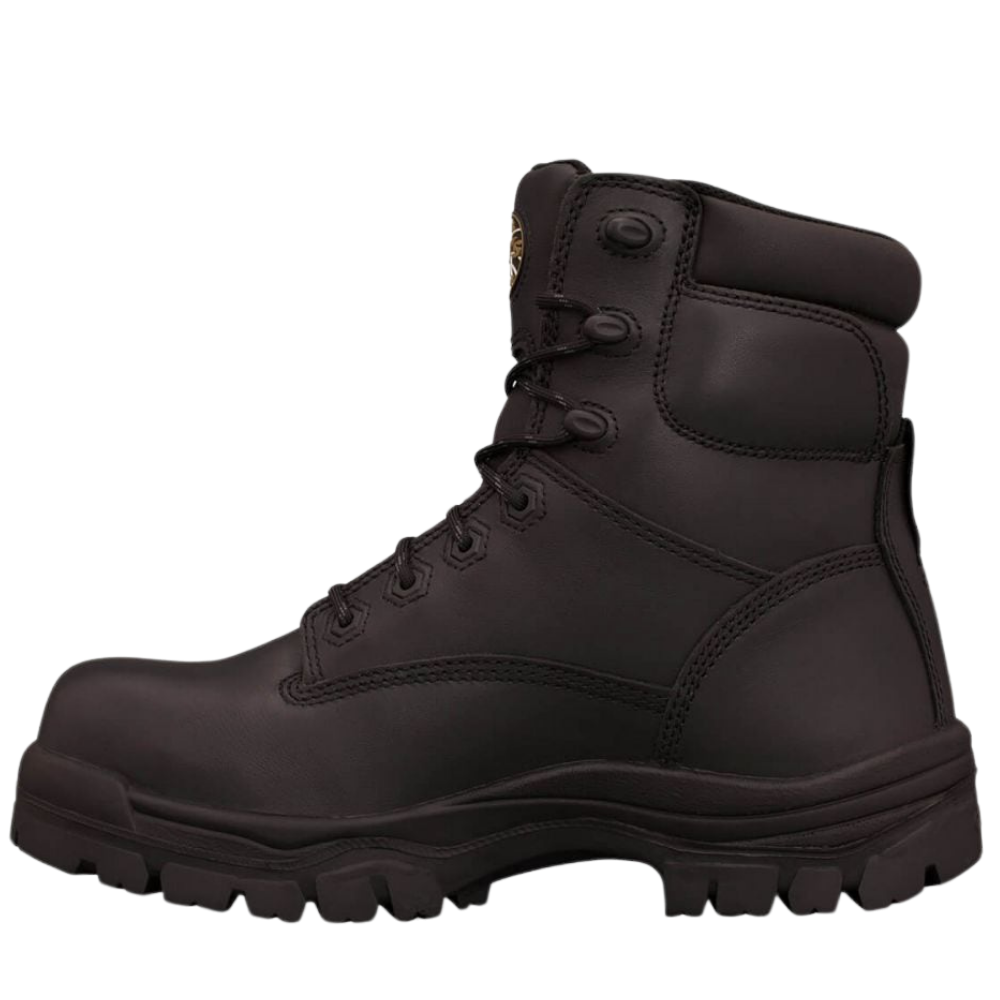 Oliver 45-645 150mm High Leg Lace Up Composite Toe Safety Boot - Black