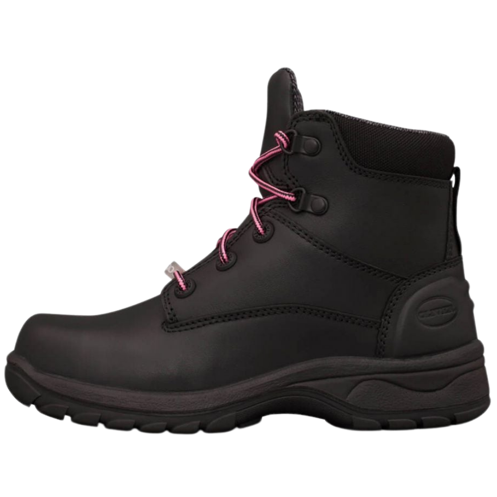Oliver 49-445Z Women's Zip Sided Steel Toe Safety Boot - Black