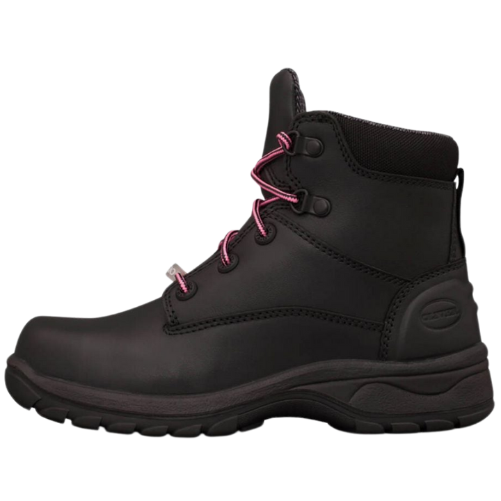 Oliver 49-445Z Women's Zip Sided Steel Toe Safety Boot - Black