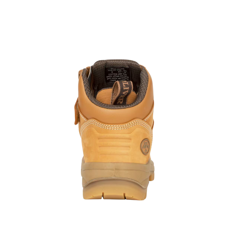 Oliver 55-330Z Zip Sided Steel Toe Safety Boot with Scuff Cap - Wheat