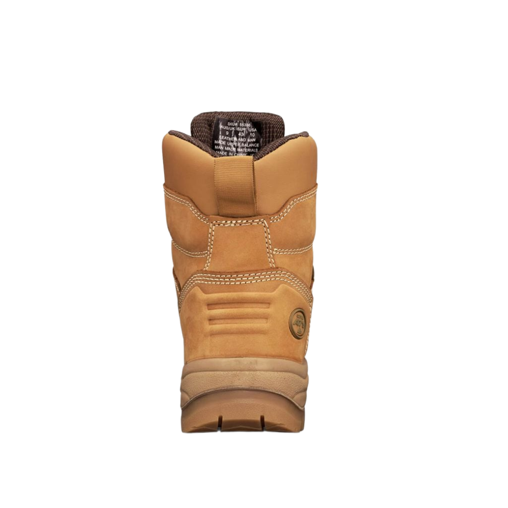 Oliver 55-336 150mm High Leg Lace Up Steel Toe Met Boot with Scuff Cap - Wheat