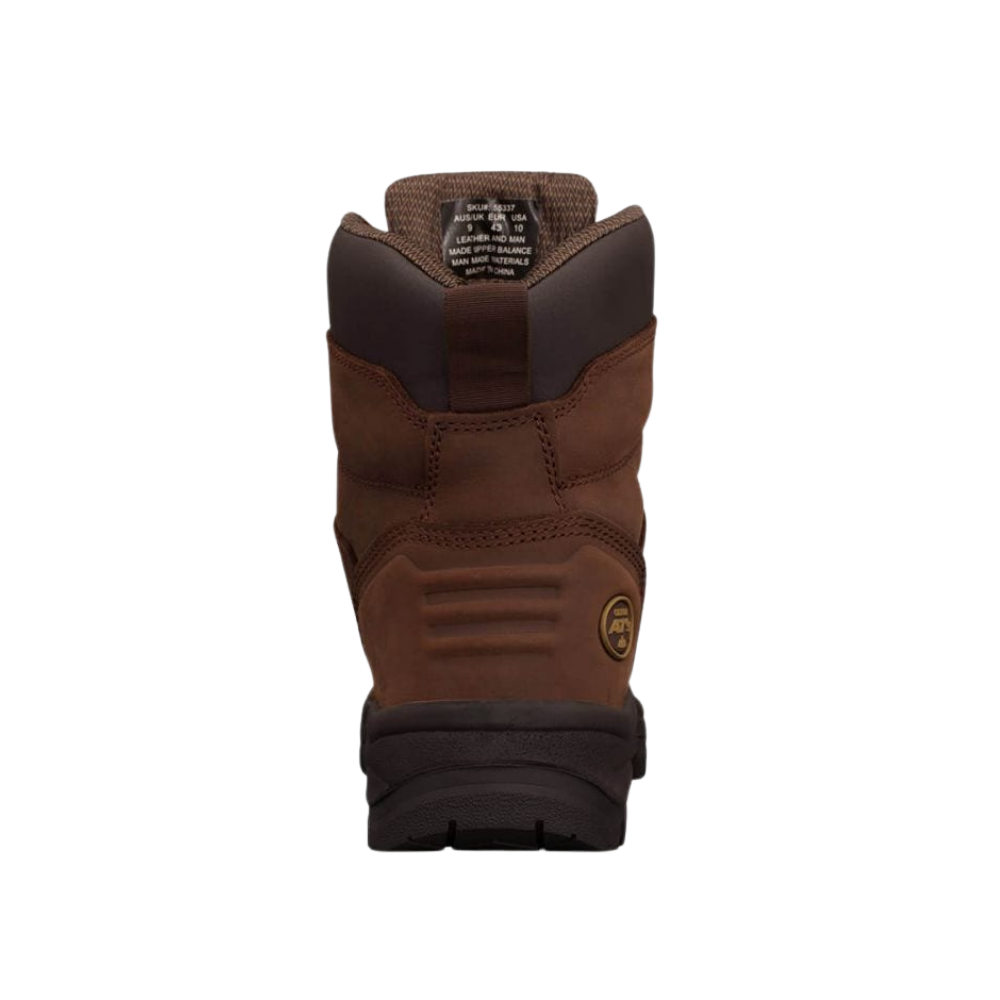 Oliver 55-337 150mm High Leg Lace Up Steel Toe Safety Boot with Scuff Cap - Brown