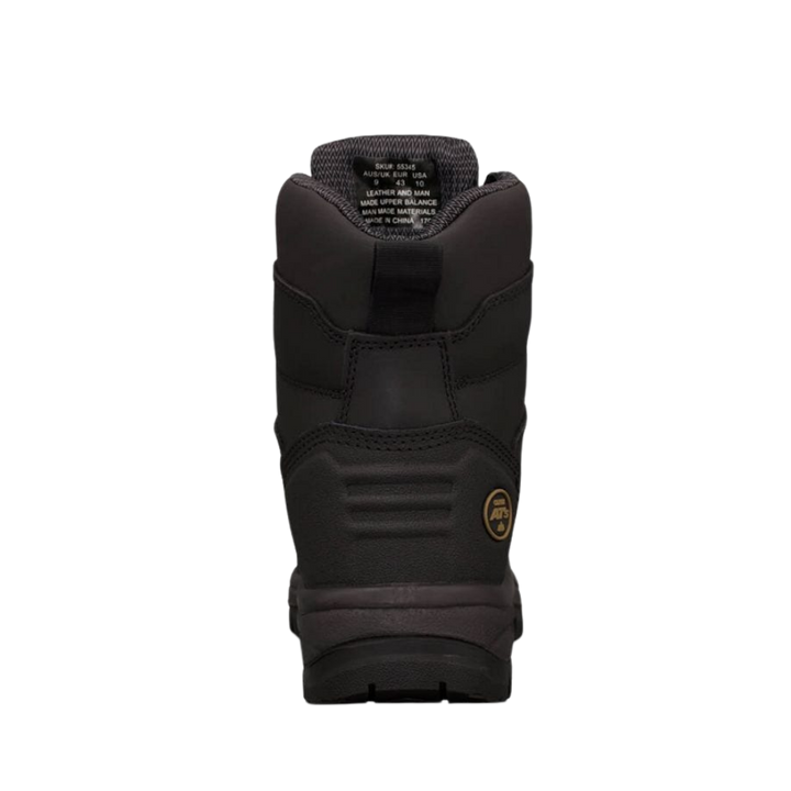 Oliver 55-345 150mm High Leg Lace Up Steel Toe Safety Boot with Scuff Cap - Black