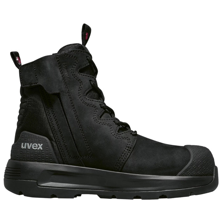 UVEX 3 xflow Womens ZIP  150mm Zip  side Safety  boot