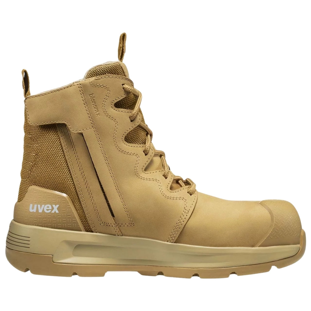 UVEX 3 xflow 150mm Zip  Side Safety Boot