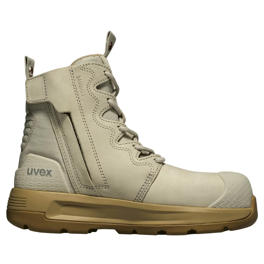 UVEX 3 xflow Womens ZIP  150mm Zip  side Safety  boot