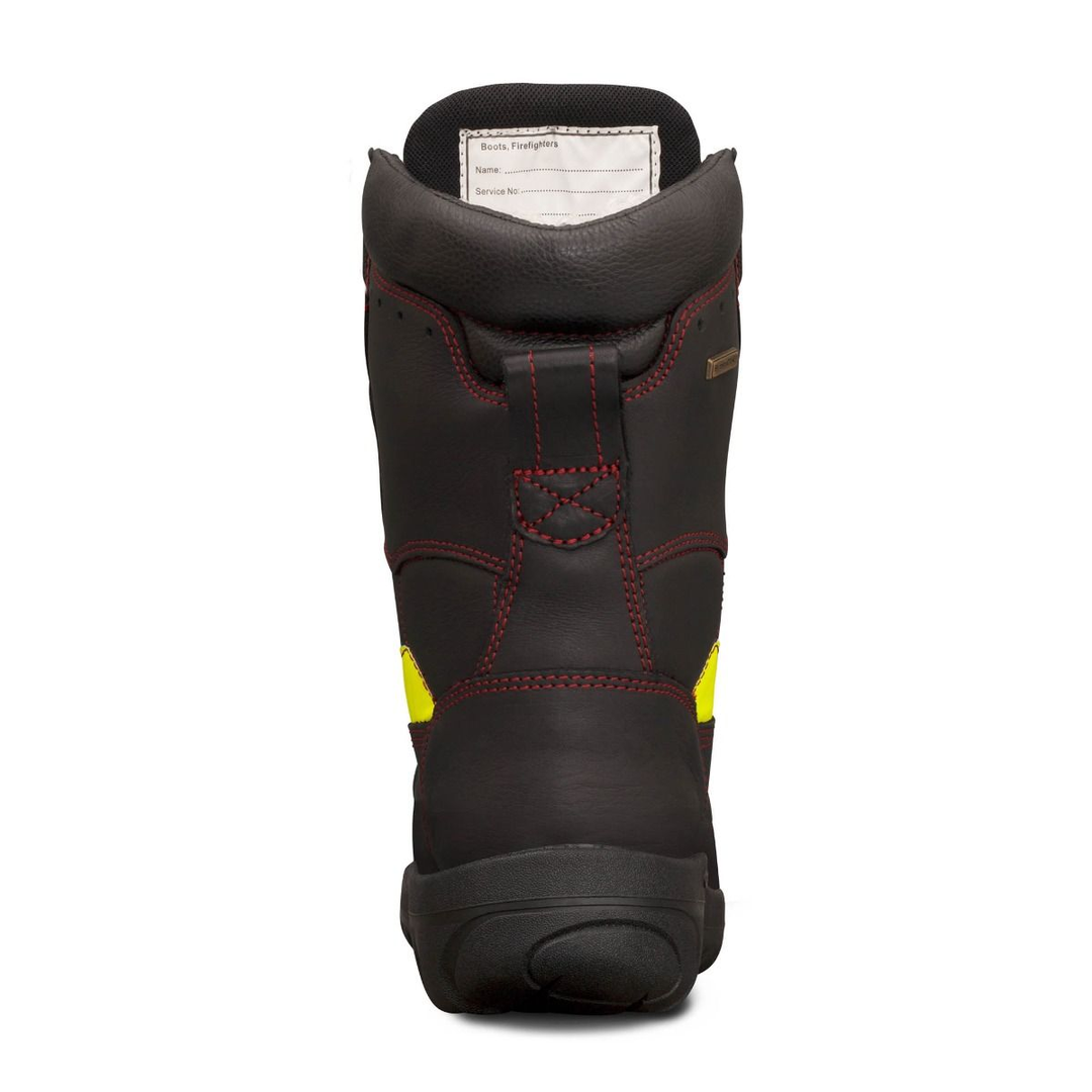 Oliver 66-495 230mm High Leg Lace Up Structural Firefighters Boot - Black