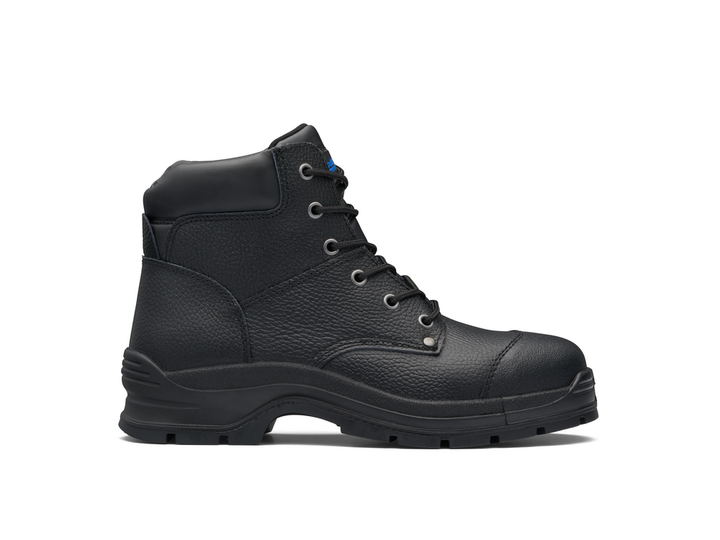 Blundstone 313 Unisex Lace Up PU/TPU Sole Steel Toe Safety Boot - Black