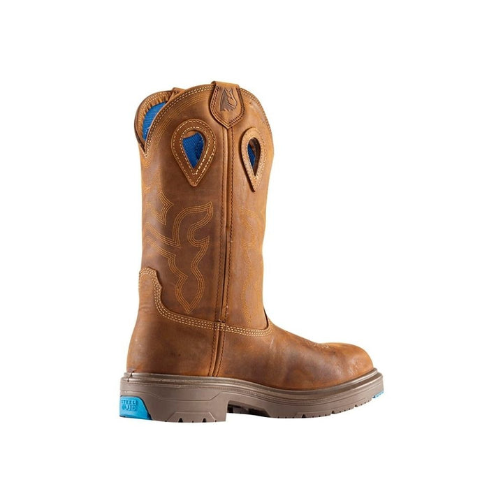 Steel Blue 813945 Blue Heeler 280mm Pull-On Square Toe Steel Toe Rigger Boot