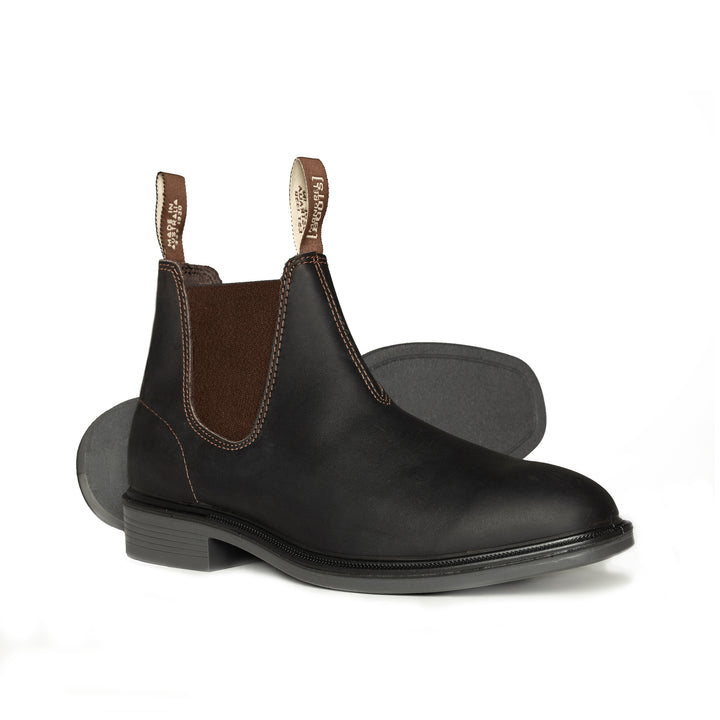 Mongrel #816 Non-Safety Elastic Sided V-Cut Riding Boot - Claret Oil Kip
