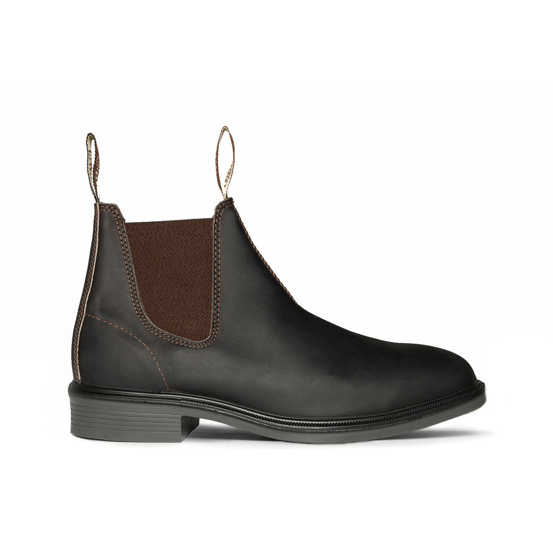 Mongrel #816 Non-Safety Elastic Sided V-Cut Riding Boot - Claret Oil Kip