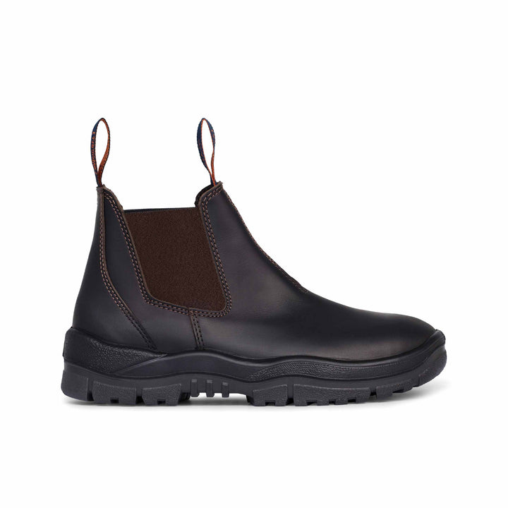 Mongrel #916 Non-Safety Elastic Sided V-Cut Boot - Claret Oil Kip