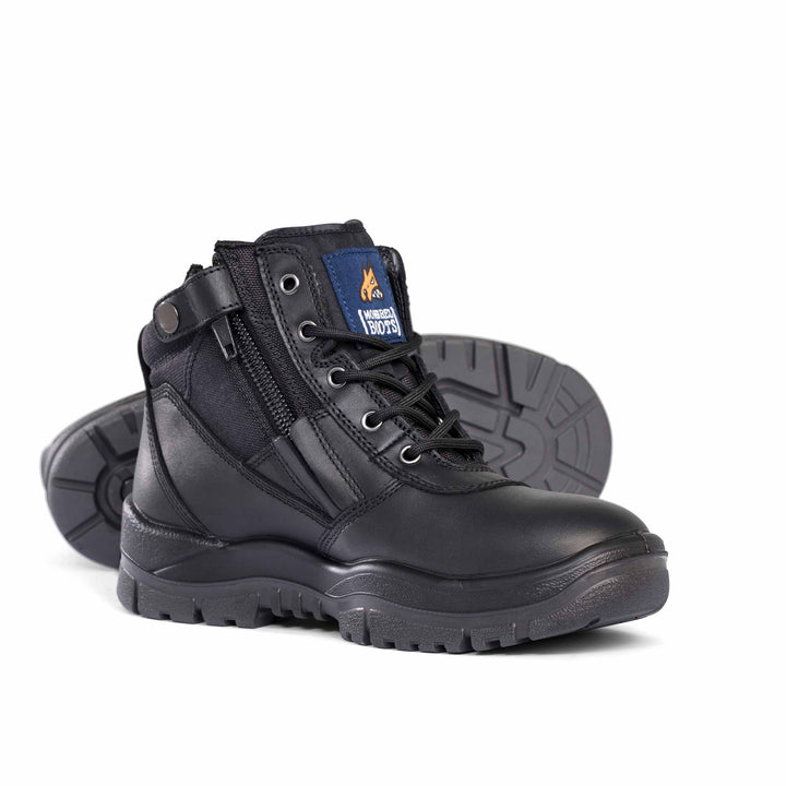 Mongrel #961 Non-Safety Zip Sided Boot - Black