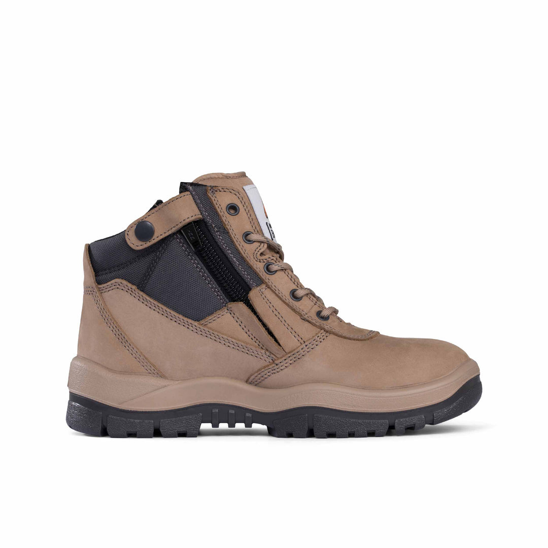 Mongrel #961 Non-Safety Zip Sided Boot - Stone
