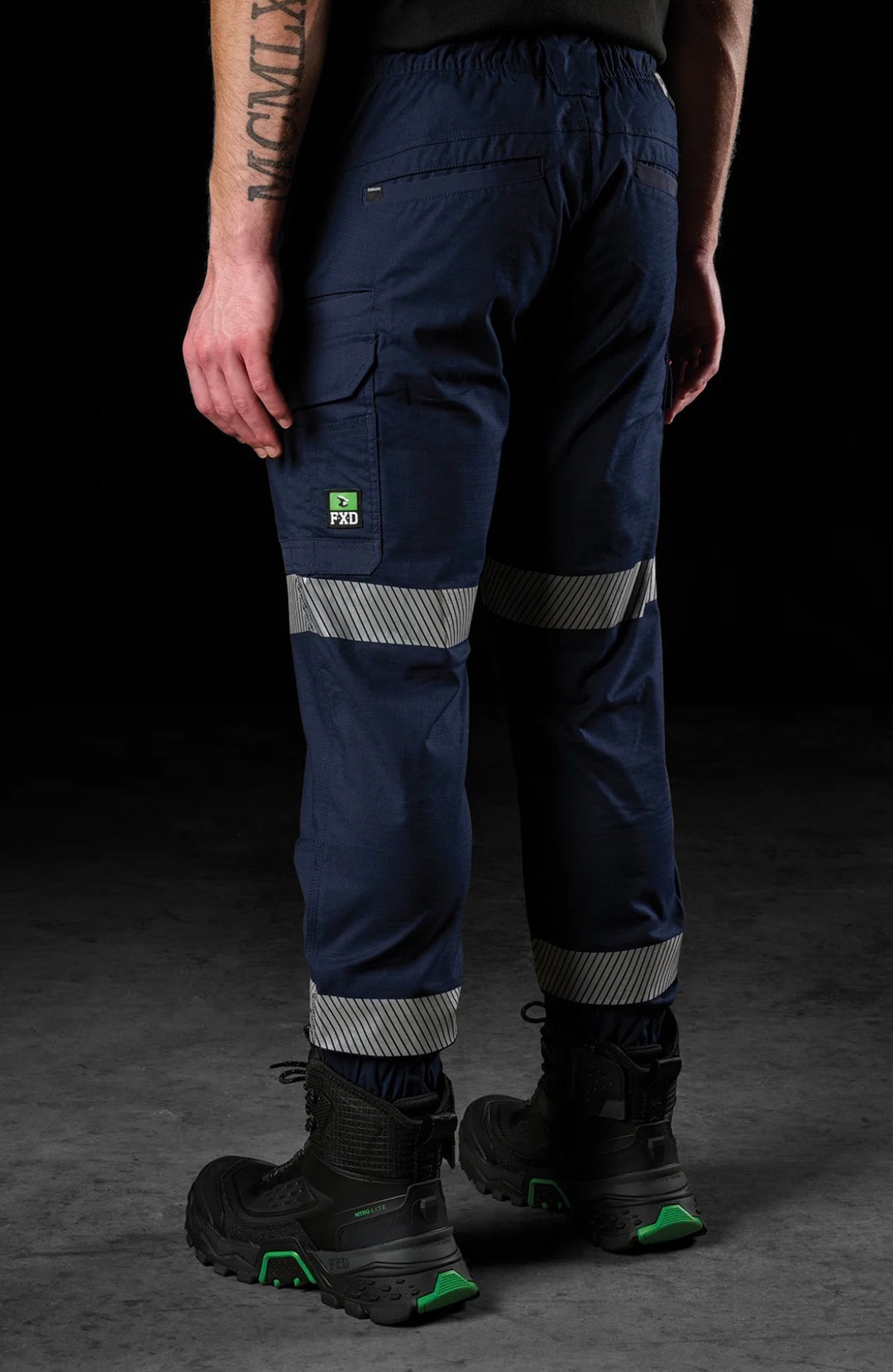 FXD WP-12CT Elastic Waist Stretch Ripstop Ankle-Cuff Taped Work Pant