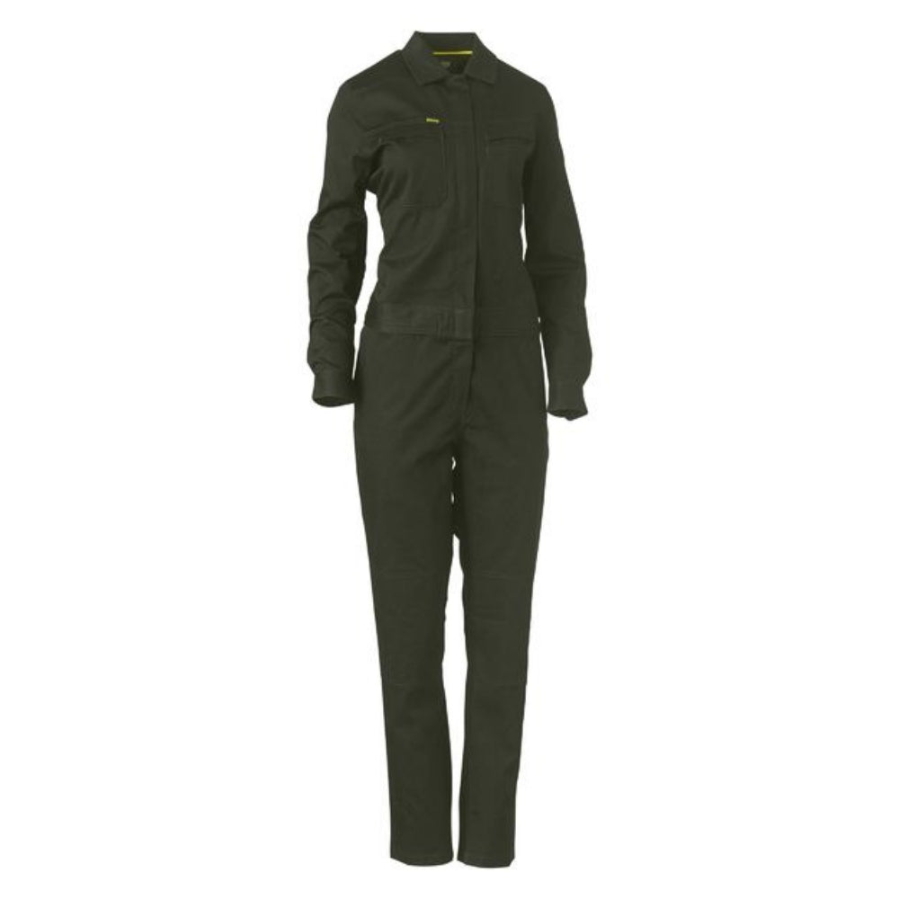BISLEY WOMENS COTTON DRILL COVERALL WITH REAR ZIP WAIST