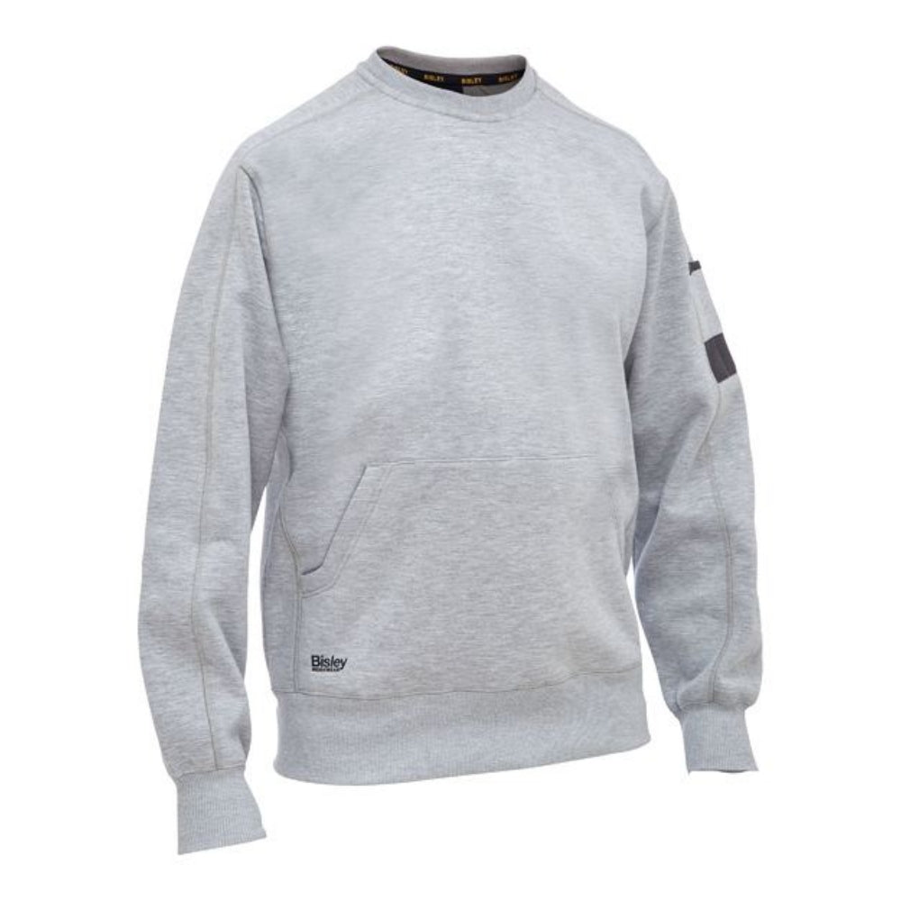 BISLEY WORK FLEECE CREW NECK JUMPER