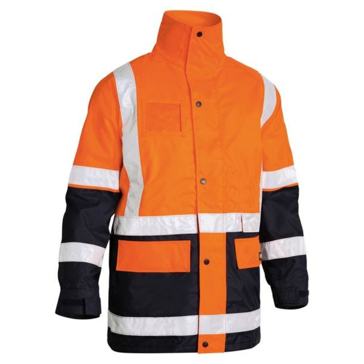 BISLEY 5-in-1 HI VIS RAIN JACKET