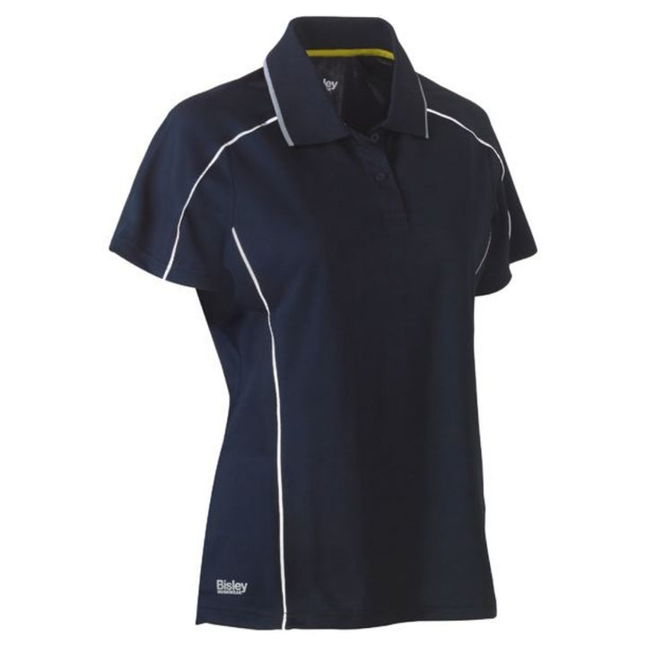 BISLEY WOMENS COOL MESH SHORT SLEEVE POLO, POLY 130gsm