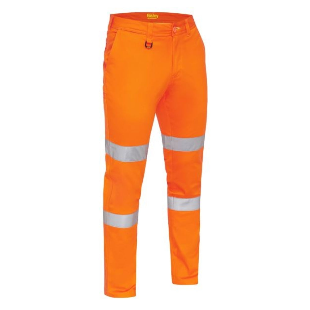 BISLEY TAPED BIOMOTION STRETCH COTTON DRILL WORK PANTS