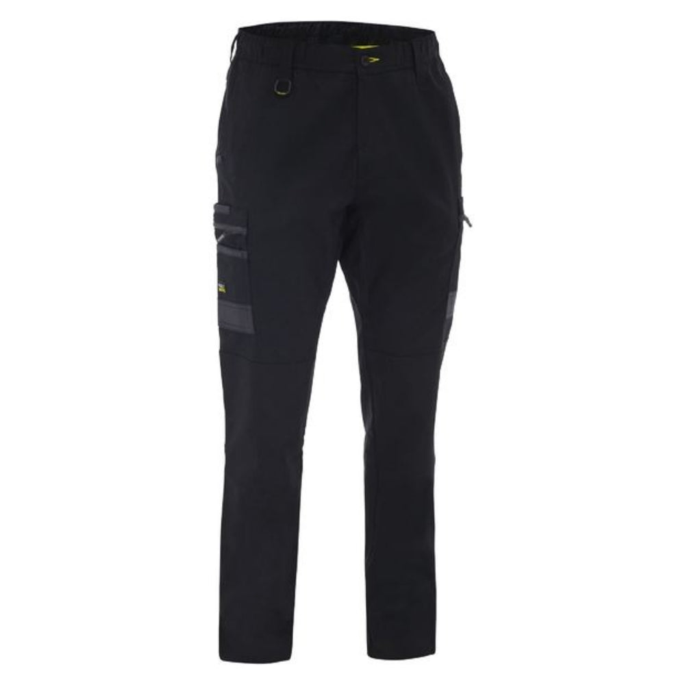 BISLEY FLEX & MOVE MENS STRETCH CANVAS ELASTIC WAIST CARGO PANTS