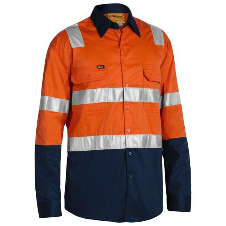BISLEY L/WGHT 2T D/N LONG SLEEVE TAPED SHIRT