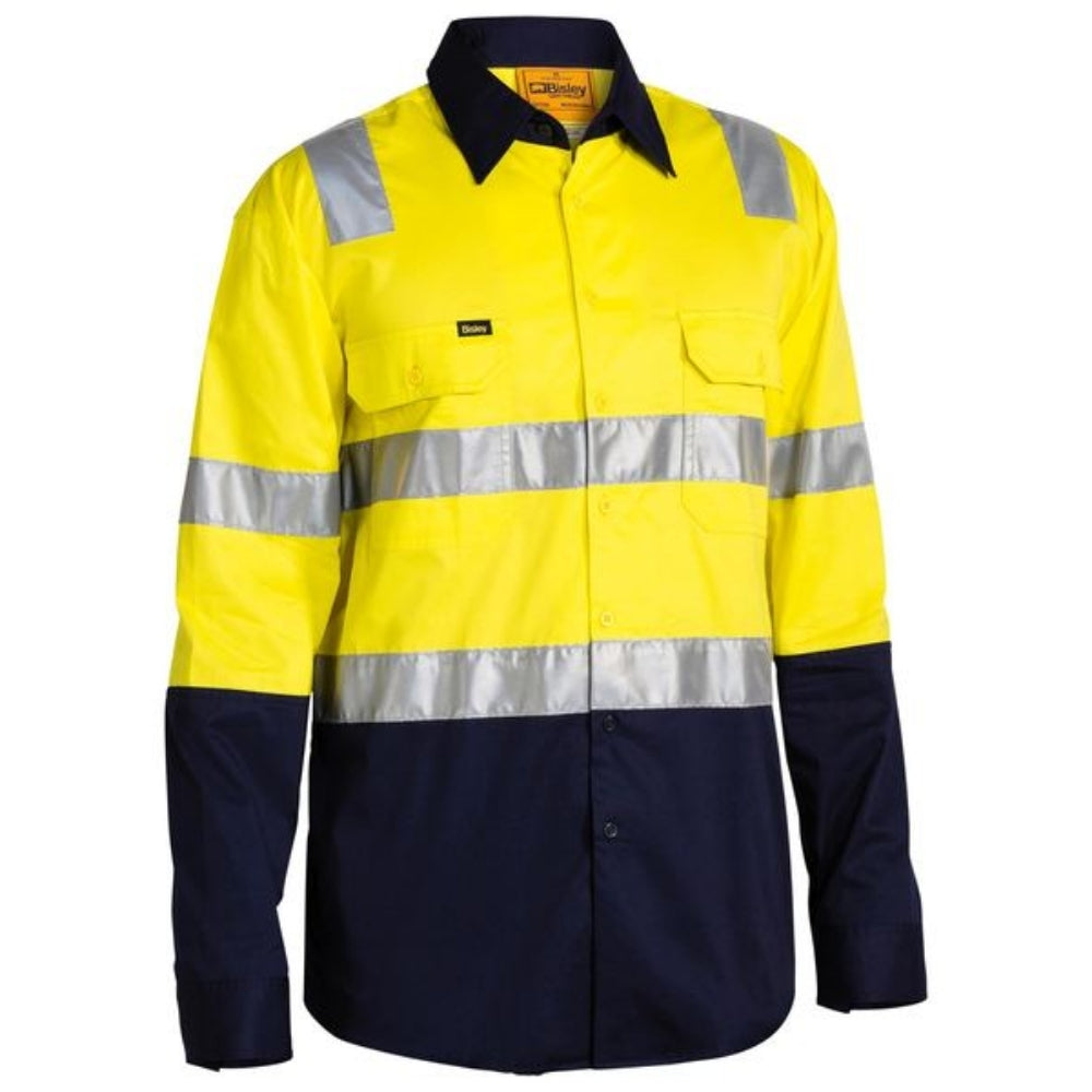 BISLEY L/WGHT 2T D/N LONG SLEEVE TAPED SHIRT