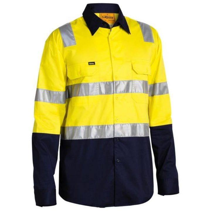 BISLEY L/WGHT 2T D/N LONG SLEEVE TAPED SHIRT