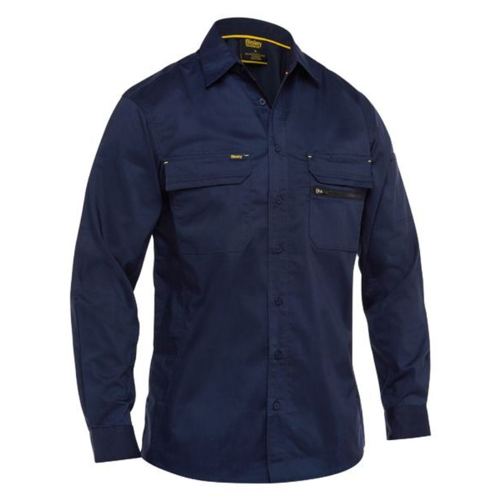 BISLEY MENS X-AIRFLOW STRETCH RIPSTOP SHIRT