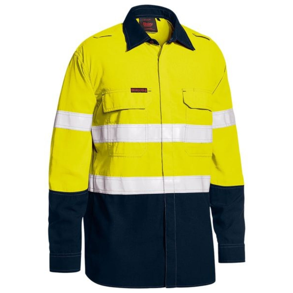 BISLEY LIGHTWEIGHT D/N LONG SLEEVE FR TECASAFE SHIRT