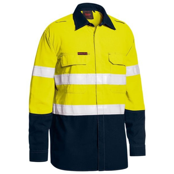 BISLEY LIGHTWEIGHT D/N LONG SLEEVE FR TECASAFE SHIRT
