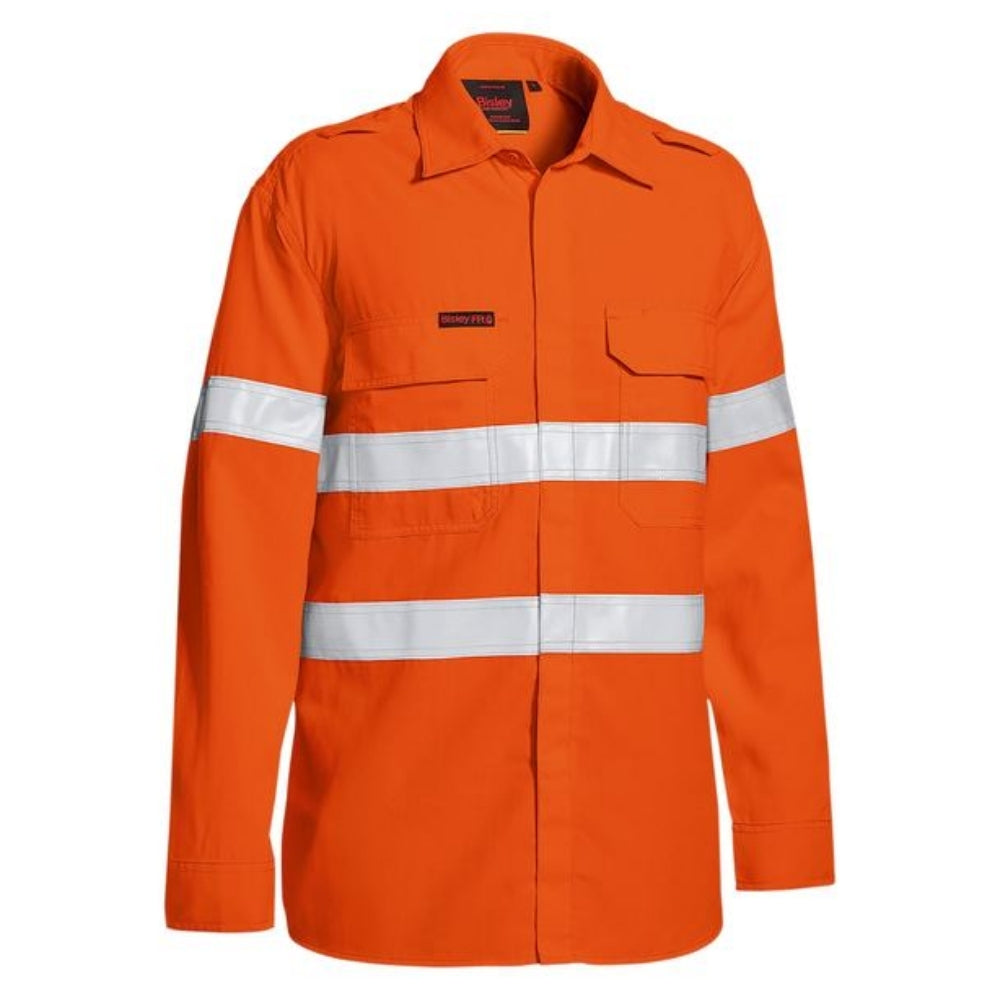 BISLEY LIGHTWEIGHT D/N LONG SLEEVE FR TECASAFE SHIRT